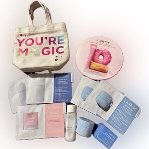 Laneige travel size set with mini tote BN